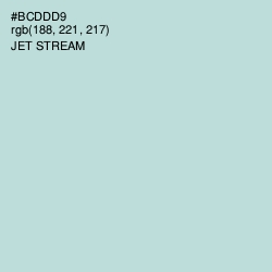 #BCDDD9 - Jet Stream Color Image